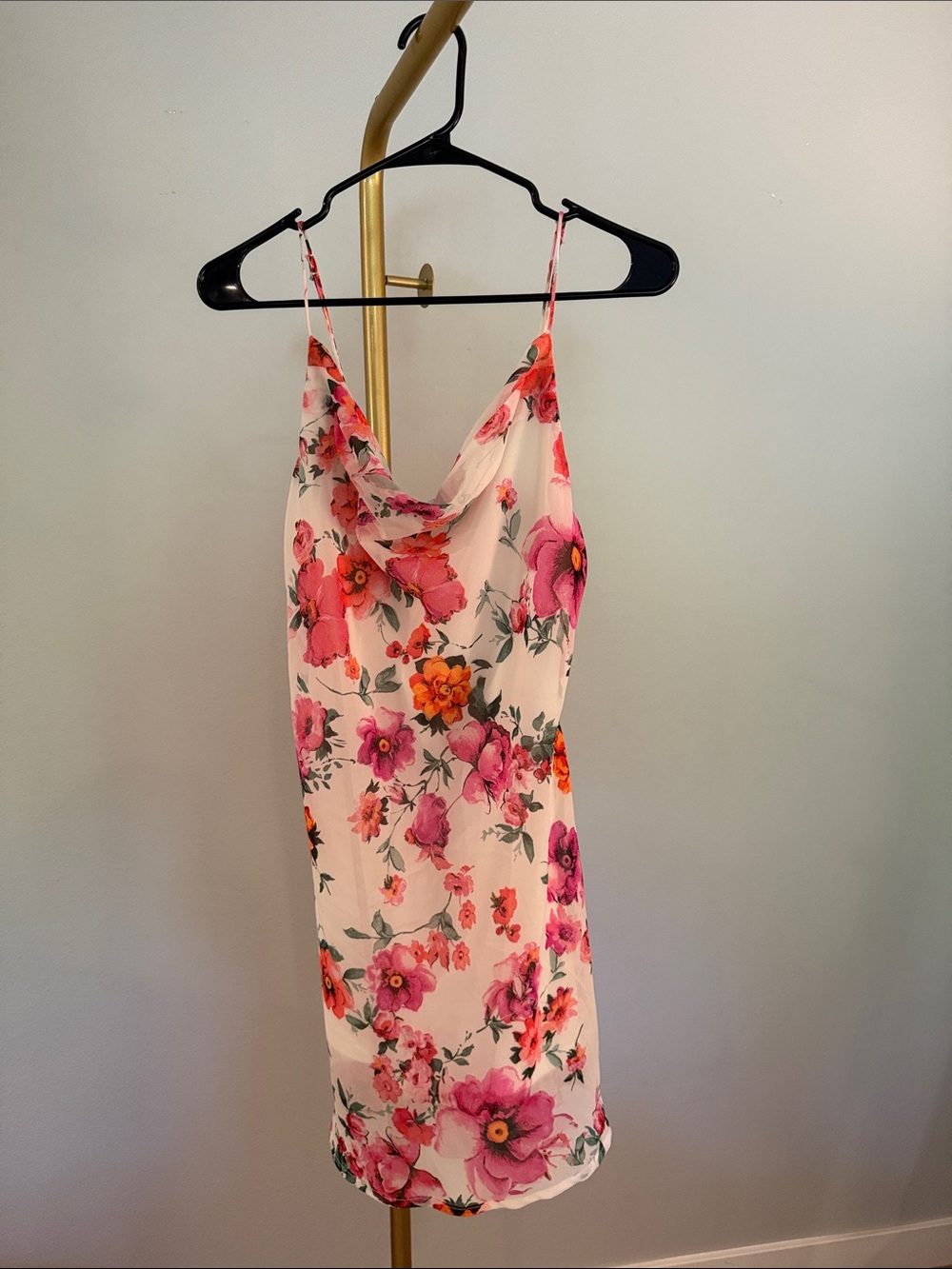 Altar'd State Pink Floral Mini Dress